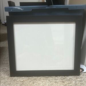 Black Frame with White Mat